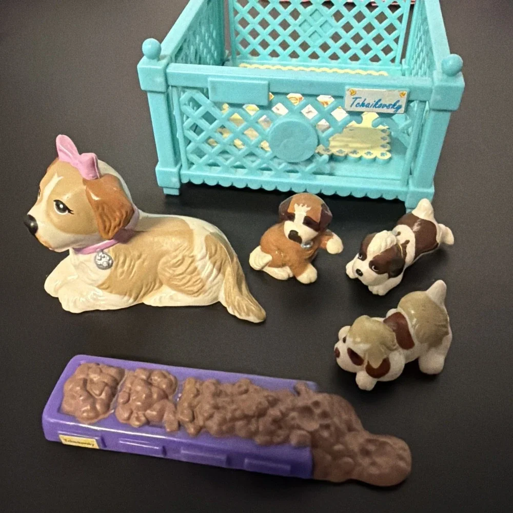 READ 1993 Littlest Pet Shop Beethoven's 2nd Nuzzletime Nursery Kenner Vintage